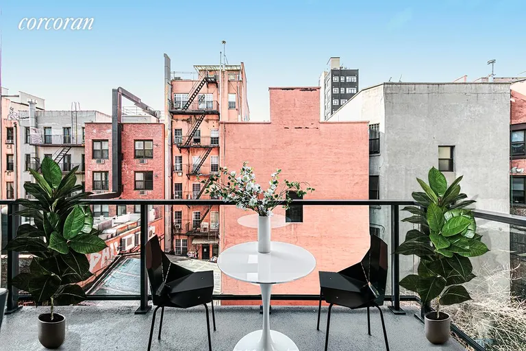 New York City Real Estate | View 147 Ludlow Street, LOFT4B | Private Balcony | View 2