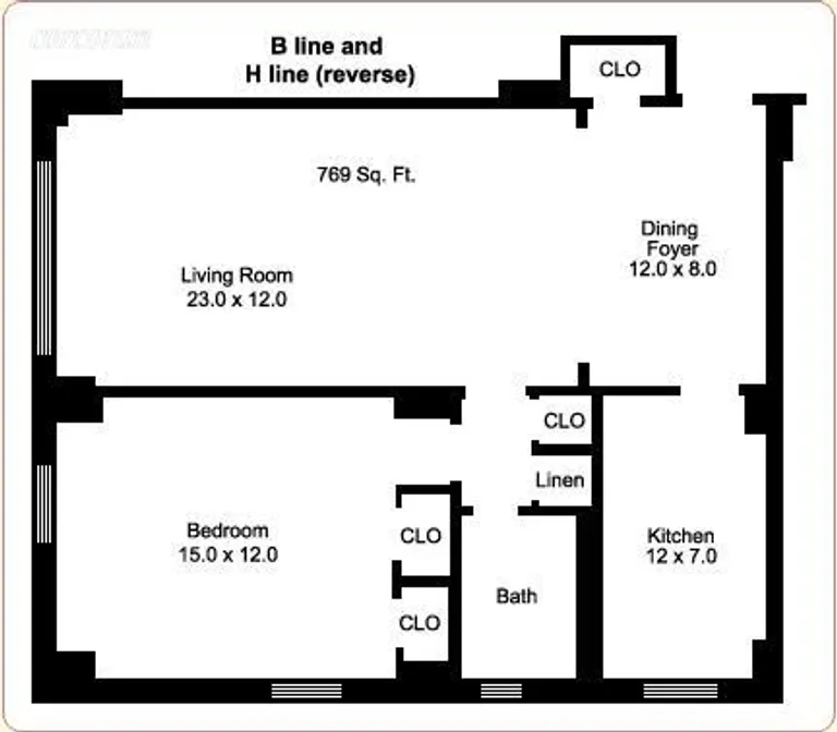 New York City Real Estate | View 215 Adams Street, 2B | room 1 | View 2