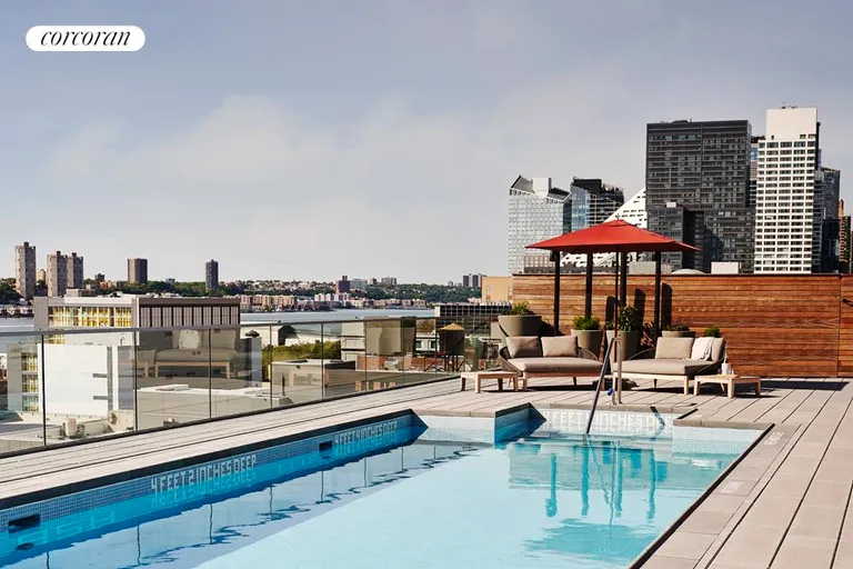 New York City Real Estate | View 547 West 47th Street, 511 | Rooftop Pool Club | View 11