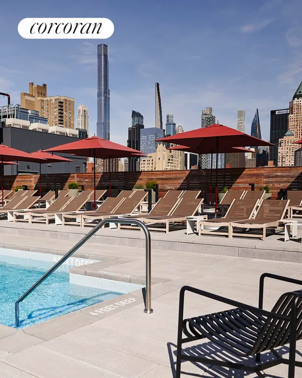 New York City Real Estate | View 547 West 47th Street, 511 | Rooftop Pool Club | View 13