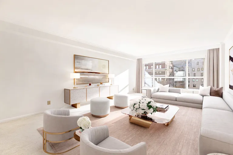 New York City Real Estate | View 1020 Park Avenue, 16A | Living Room | View 2
