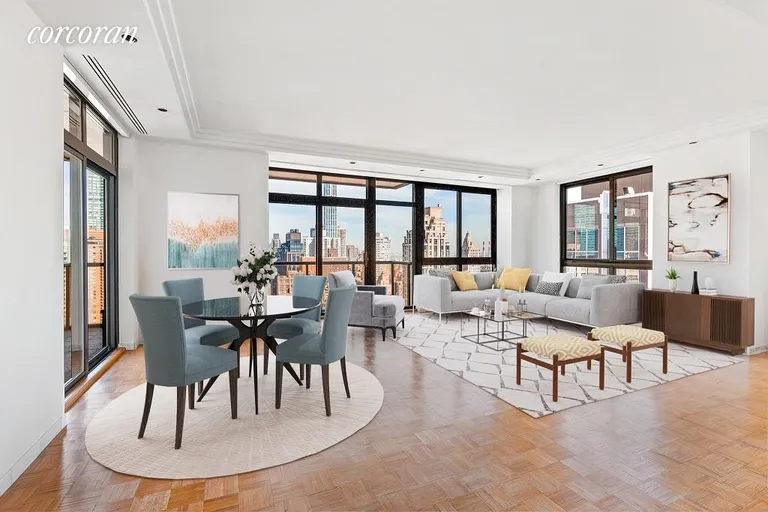 New York City Real Estate | View 100 United Nations Plaza, 34E | 1 Bed, 1 Bath | View 1