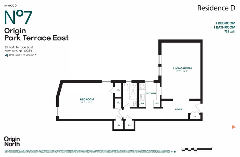 95 Park Terrace East, 6D | floorplan | View 6