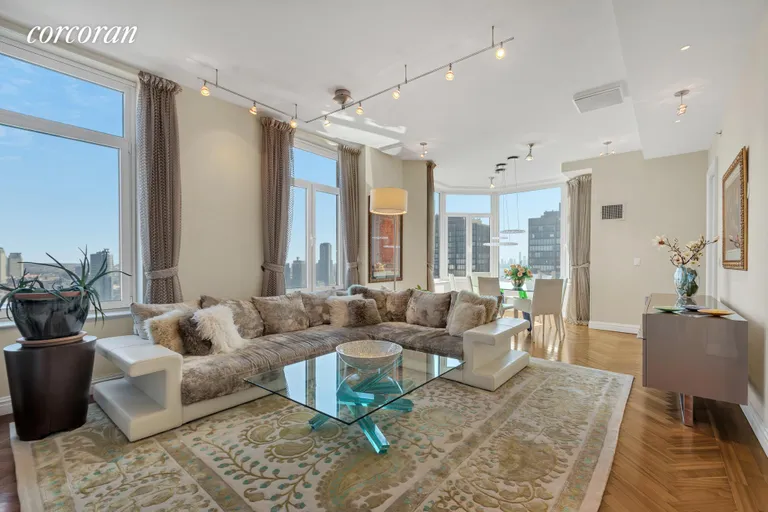 New York City Real Estate | View 400 East 51st Street, 29B | Living Room | View 2