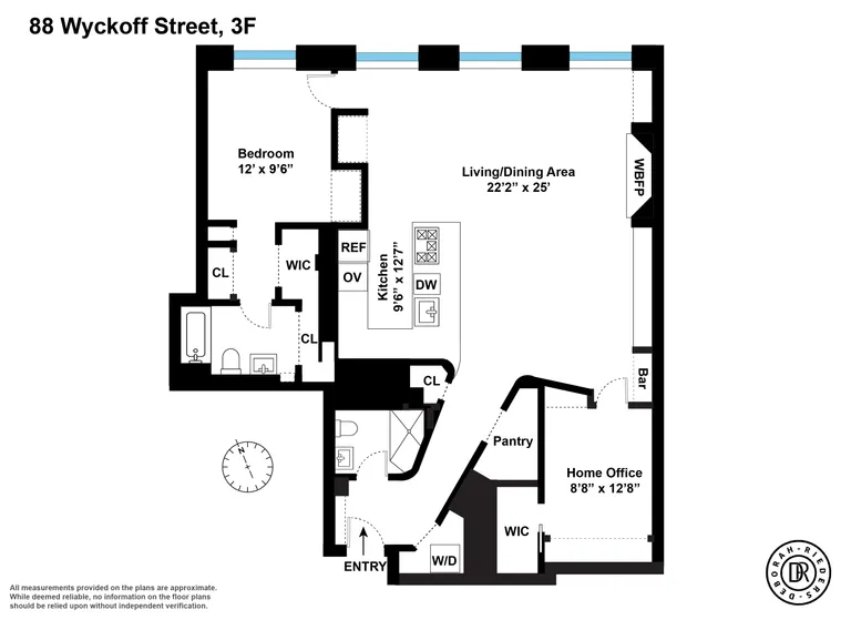 88 Wyckoff Street, 3F | floorplan | View 12