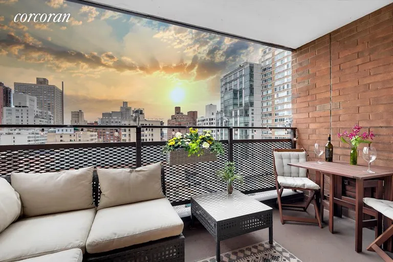 New York City Real Estate | View 333 East 79th Street, 12W | Balcony | View 2