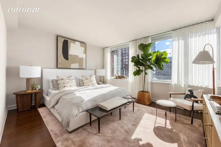 New York City Real Estate | View 20 River Terrace, 15A | Primary Bedroom | View 3