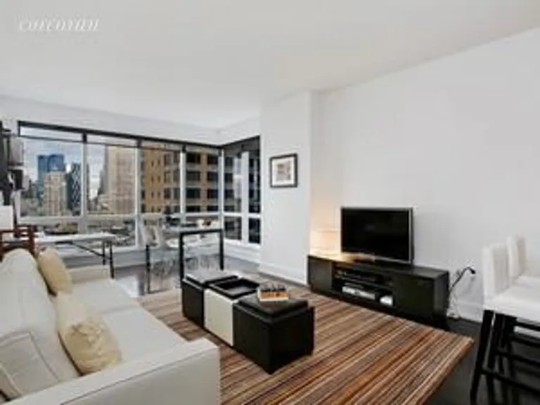 New York City Real Estate | View 350 West 42Nd Street, 25D | 1 Bed, 1 Bath | View 1