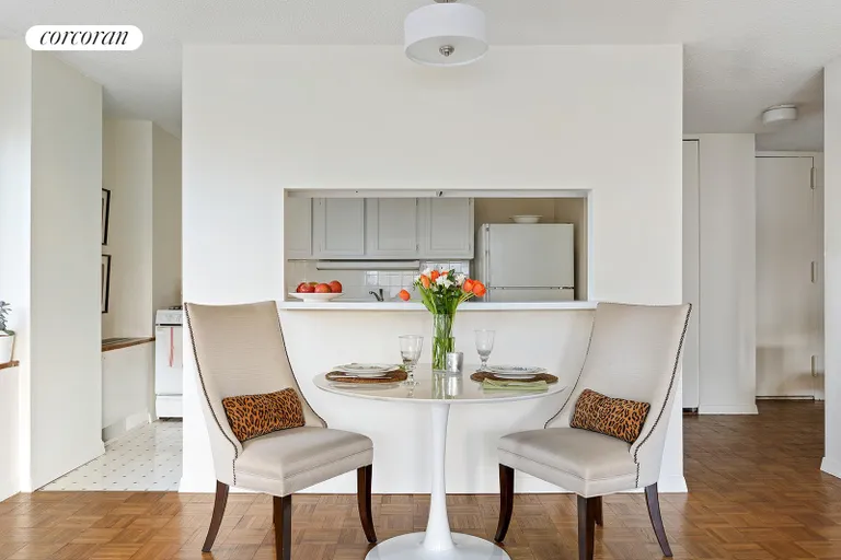 New York City Real Estate | View 531 Main Street, 722 | Dining Area | View 2