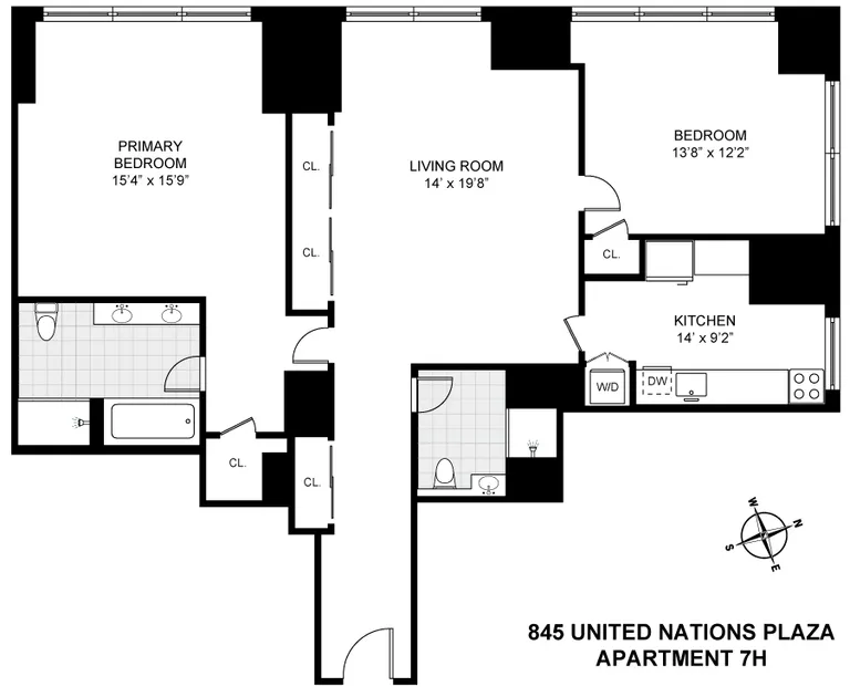 845 United Nations Plaza, 7H | floorplan | View 8