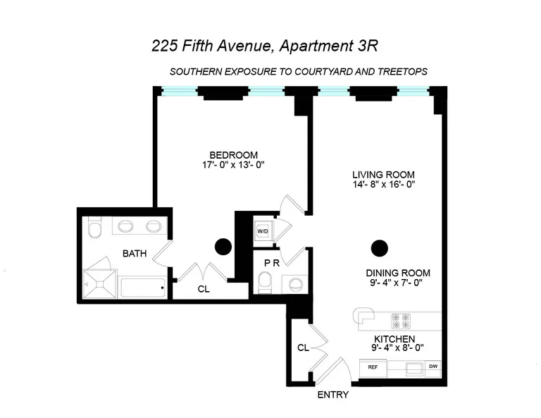 225 Fifth Avenue, 3R | floorplan | View 6