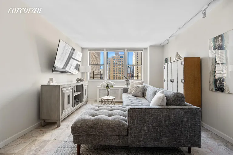 New York City Real Estate | View 201 East 36th Street, 18D | Living Room | View 2