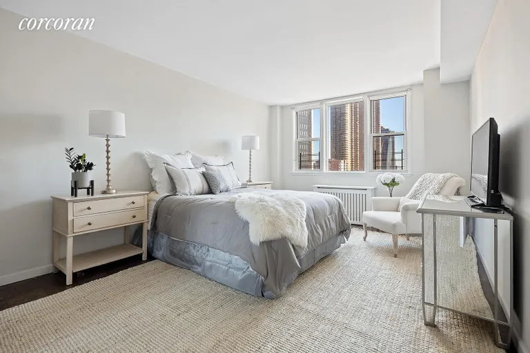 New York City Real Estate | View 201 East 36th Street, 18D | Primary Bedroom | View 3