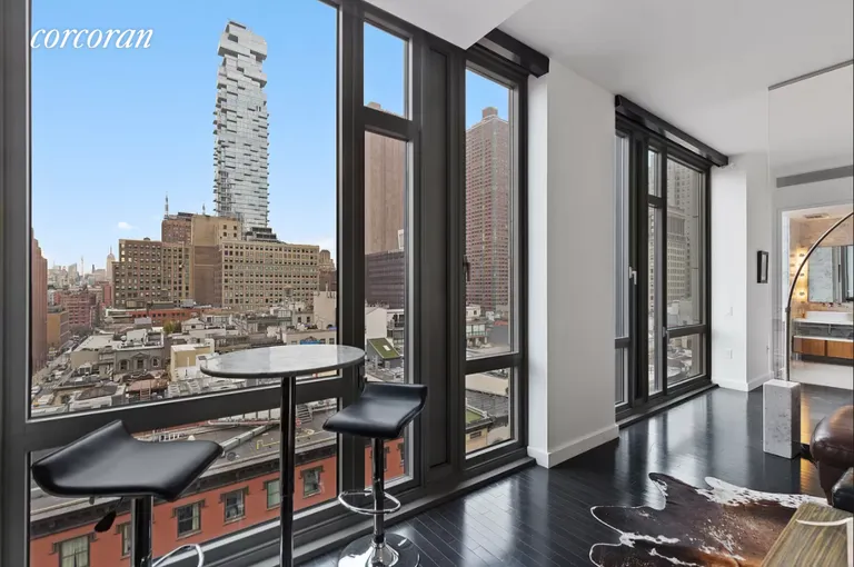 New York City Real Estate | View 85 West Broadway, 12N | 1 Bed, 1 Bath | View 1