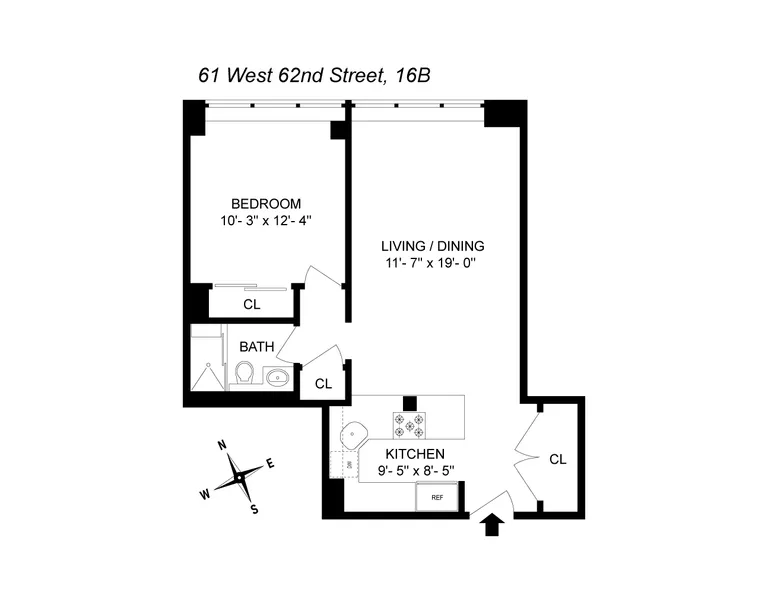61 West 62Nd Street, 16B | floorplan | View 8
