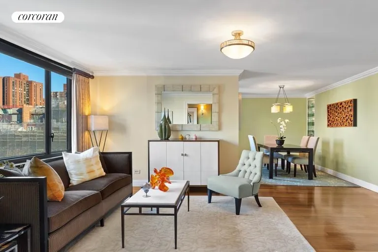 New York City Real Estate | View 115 East 87th Street, 10EF | Living Room & Dining Room | View 3