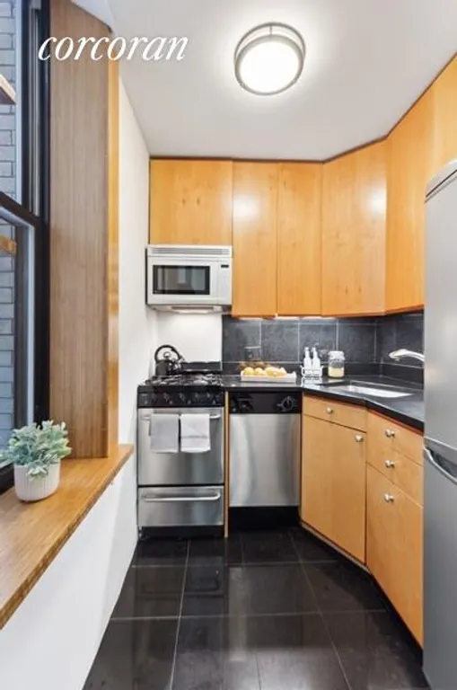 New York City Real Estate | View 214 Riverside Drive, 213 | Windowed Kitchen | View 6