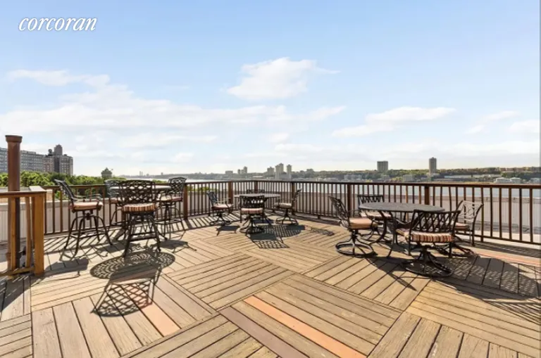 New York City Real Estate | View 214 Riverside Drive, 213 | Roof Deck | View 8