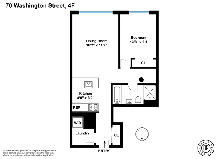 70 Washington Street, 4F | floorplan | View 7