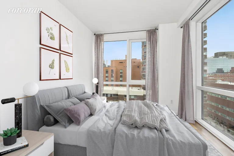 New York City Real Estate | View 340 East 23rd Street, 14L | Bedroom | View 3