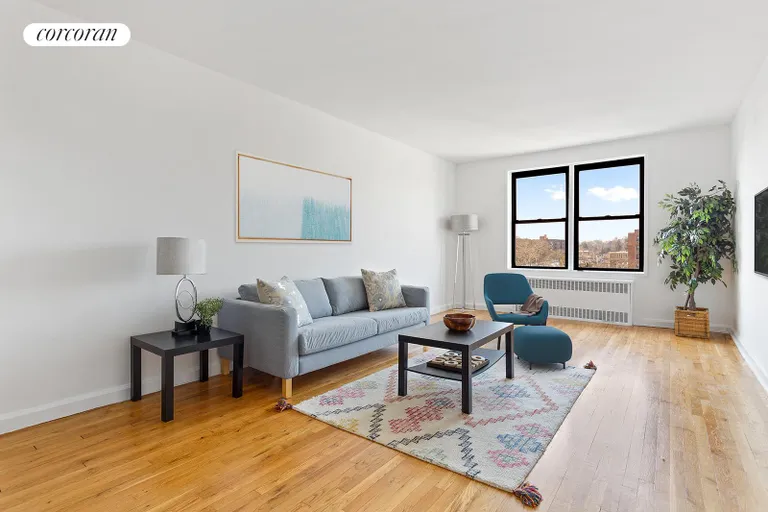 New York City Real Estate | View 100 Ocean Parkway, 6K | 2 Beds, 1 Bath | View 1