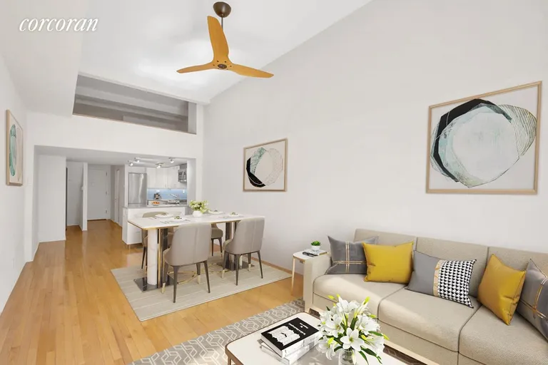 New York City Real Estate | View 372 Fifth Avenue, 9D | Living Room | View 3