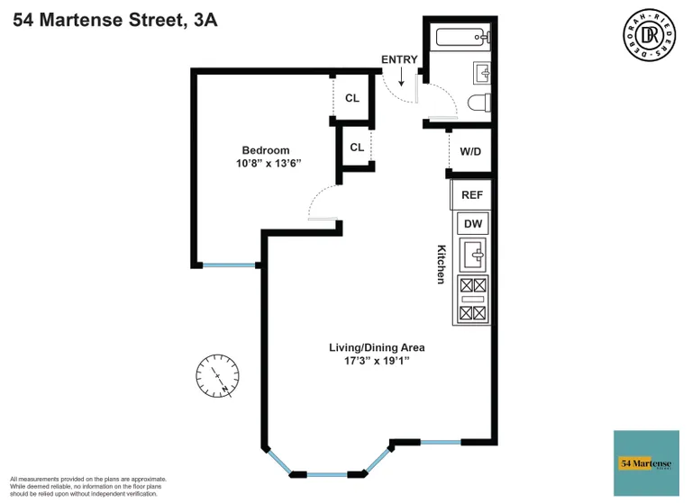 54 Martense Street, 3A | floorplan | View 9