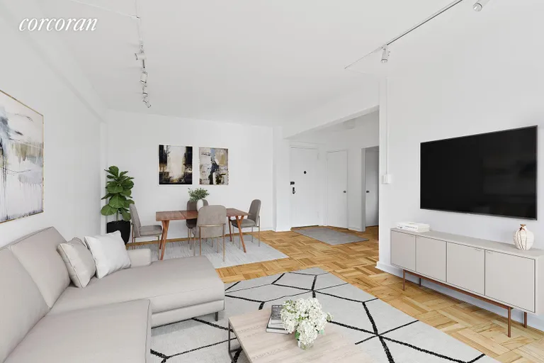 New York City Real Estate | View 130 8th Avenue, 6B | Living Room | View 2