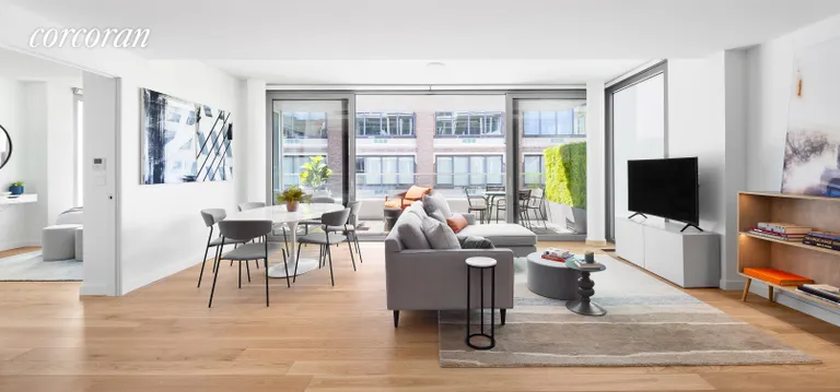 New York City Real Estate | View 547 West 47th Street, 807 | Living Room | View 2