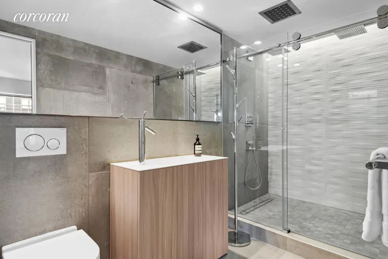 New York City Real Estate | View 150 West 56th Street, 4303 | Primary Bathroom | View 5