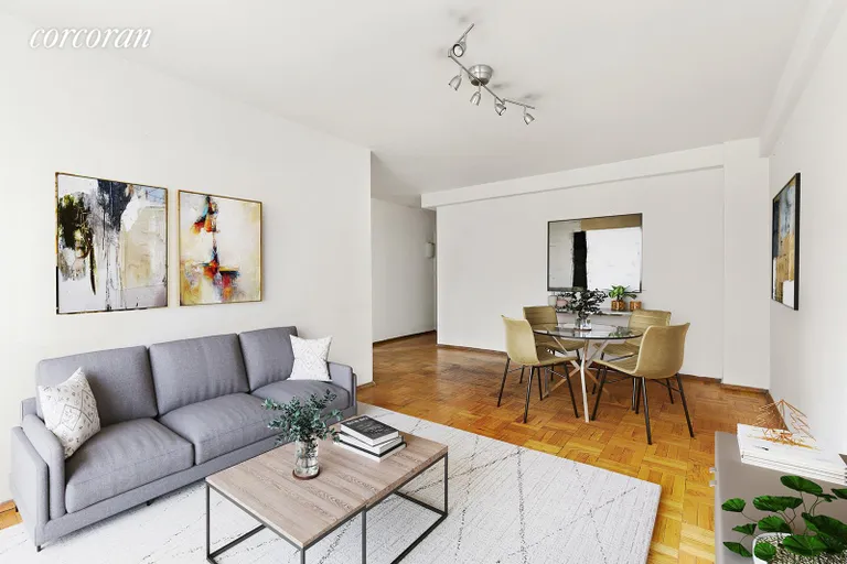 New York City Real Estate | View 355 Clinton Avenue, 4E | Living Room | View 5