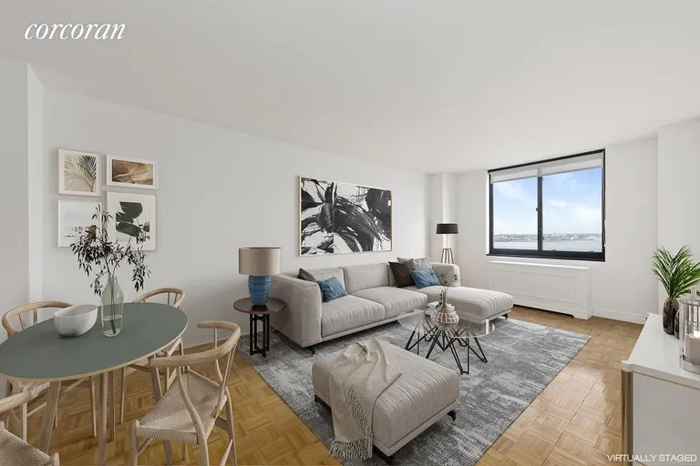 New York City Real Estate | View 377 Rector Place, 11M | 1 Bed, 1 Bath | View 1