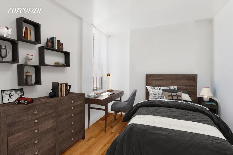 New York City Real Estate | View 204 Hull Street, B | Virtually Staged Secondary Bedroom | View 3