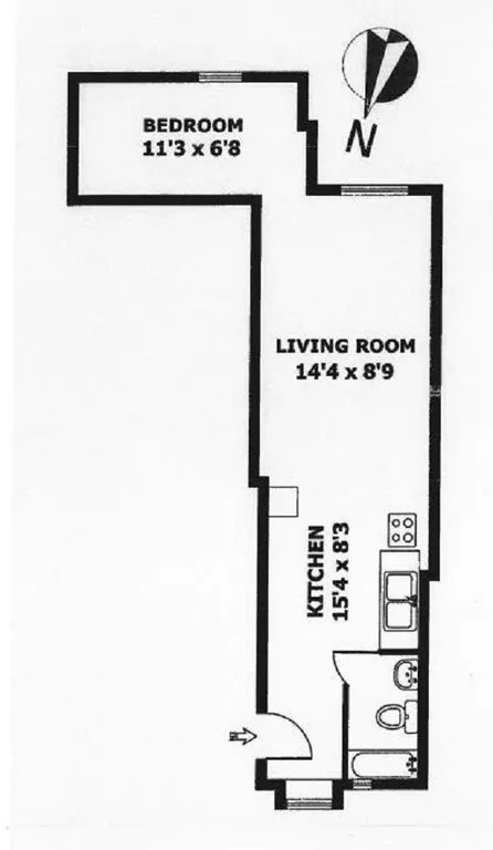 175 Rivington Street, 2E | floorplan | View 5
