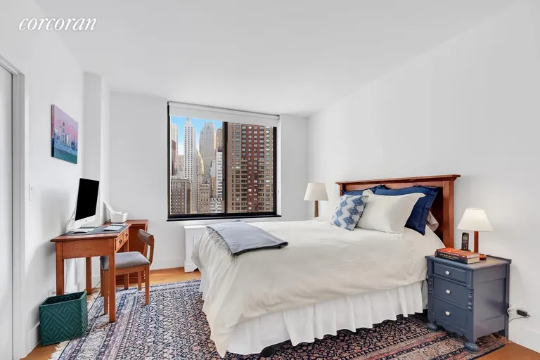 New York City Real Estate | View 380 Rector Place, 17G | Bedroom | View 8