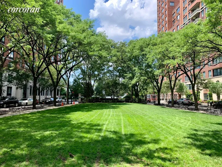 New York City Real Estate | View 380 Rector Place, 17G | Rector Park at your door | View 13