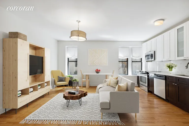 New York City Real Estate | View 2107 Bedford Avenue, B1 | 3 Beds, 1 Bath | View 1