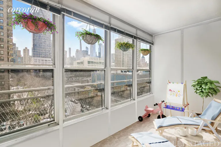 New York City Real Estate | View 303 West 66th Street, 9FE | Sunroom | View 4