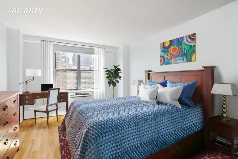New York City Real Estate | View 303 West 66th Street, 9FE | Primary Bedroom | View 5