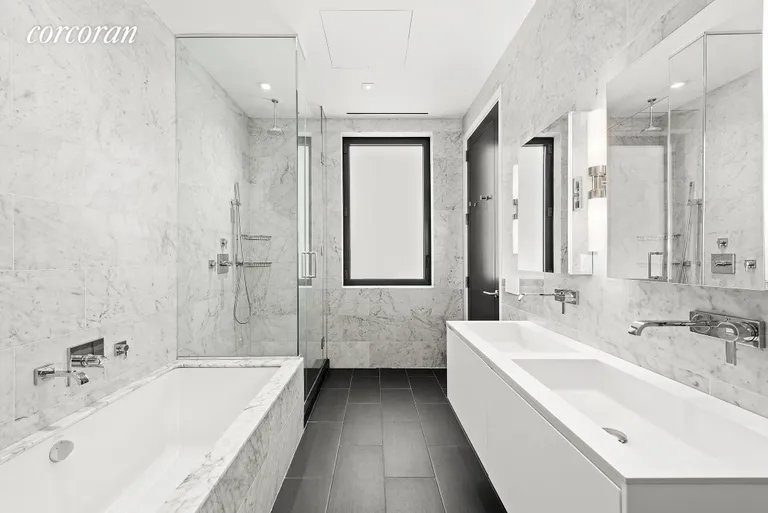New York City Real Estate | View 11 North Moore Street, 3A | Primary Bathroom | View 11
