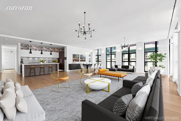 New York City Real Estate | View 11 North Moore Street, 3A | Living Room | View 4