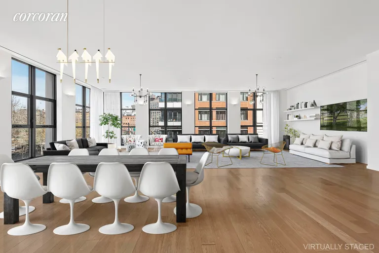 New York City Real Estate | View 11 North Moore Street, 3A | Dining Area | View 3
