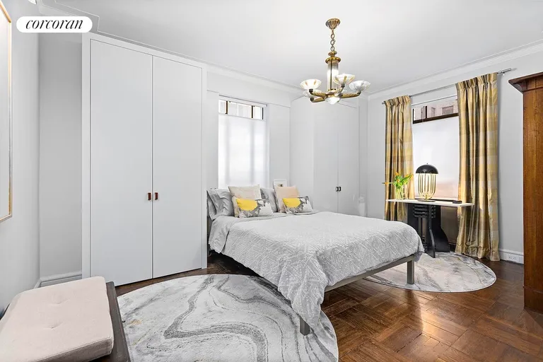 New York City Real Estate | View 25 Central Park West, 5U | Bedroom with built in closets | View 3
