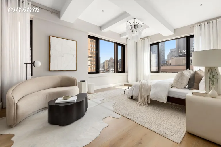 New York City Real Estate | View 11 Beach Street, PHD | Primary Bedroom | View 10
