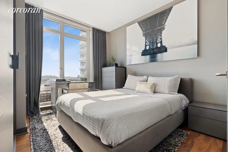 New York City Real Estate | View 2 Northside Piers, 16G | Bedroom | View 6