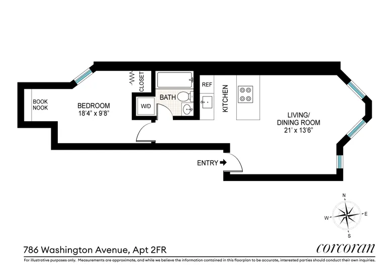 786 Washington Avenue, 2FR | floorplan | View 10