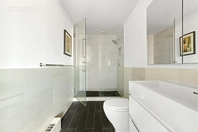 New York City Real Estate | View 361 Manhattan Avenue, 4B | En-Suite Primary Bathroom | View 5