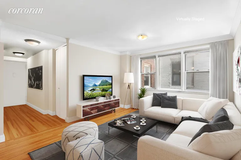 New York City Real Estate | View 77 East 12th Street, 16K | Living Area | View 2