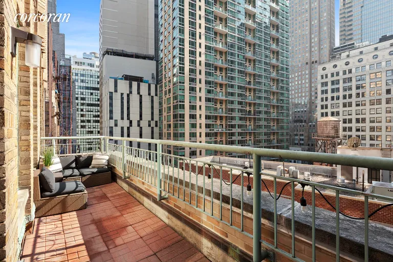 New York City Real Estate | View 80 John Street, 17A | 35 Foot Terrace | View 7
