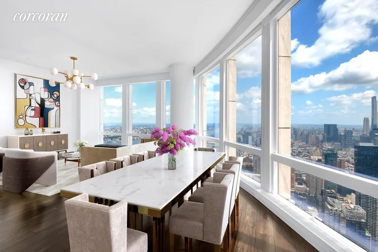 New York City Real Estate | View 35 Hudson Yards, 8603 | 3 Beds, 3 Baths | View 1